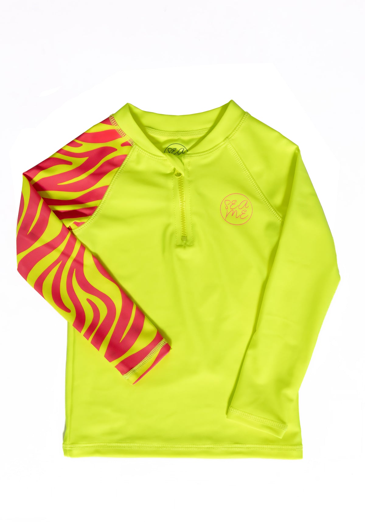 Bright Yellow Long Sleeve Rash Top — High-Visibility & UPF50+